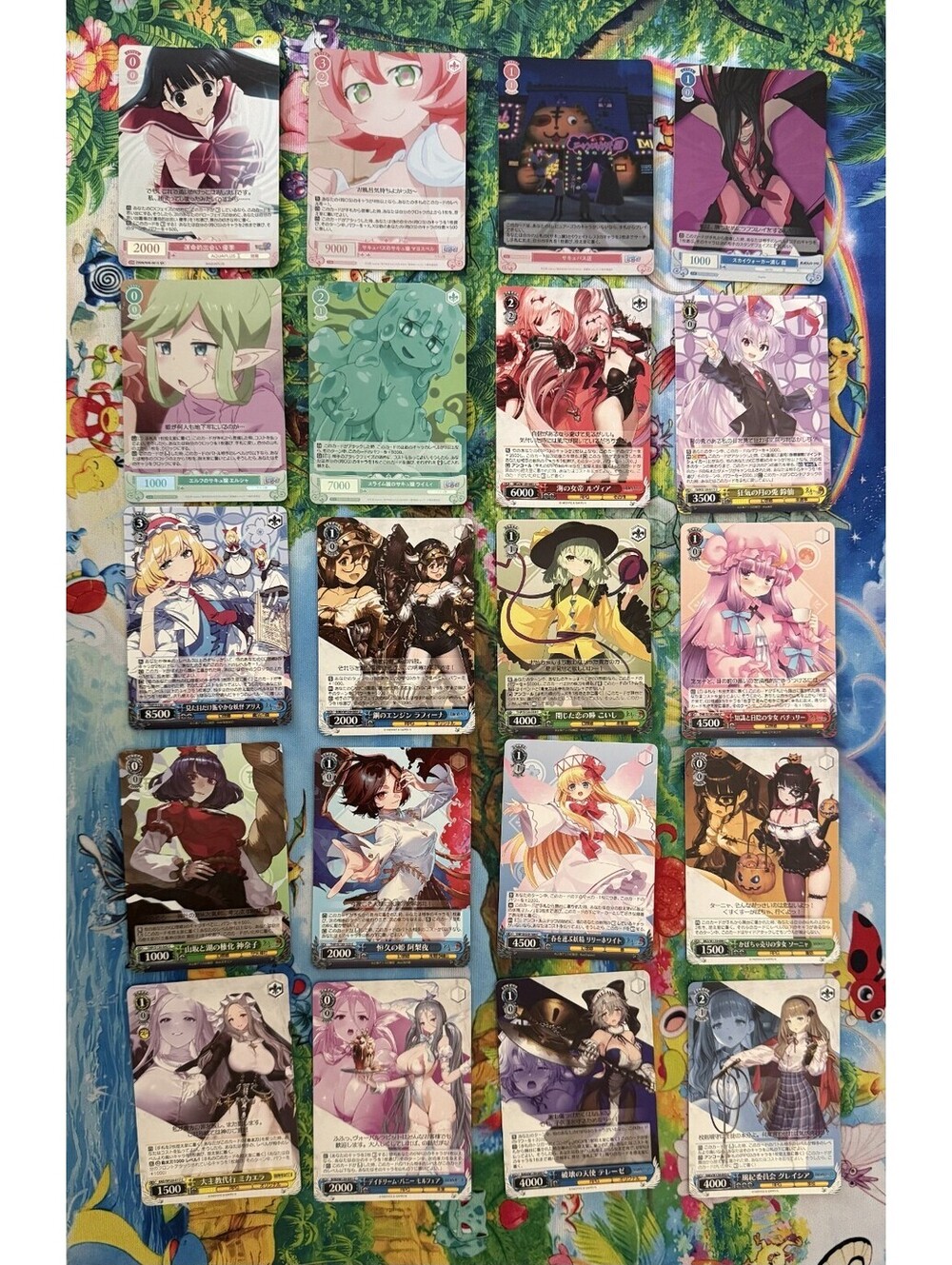 Weiss Schwarz 20 Card Lot Mixed Anime TCG RAW D2